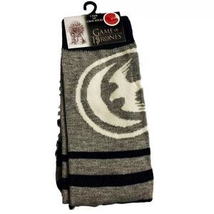 HBO Game of Thrones Iconic Printed Crew Socks Adult OS